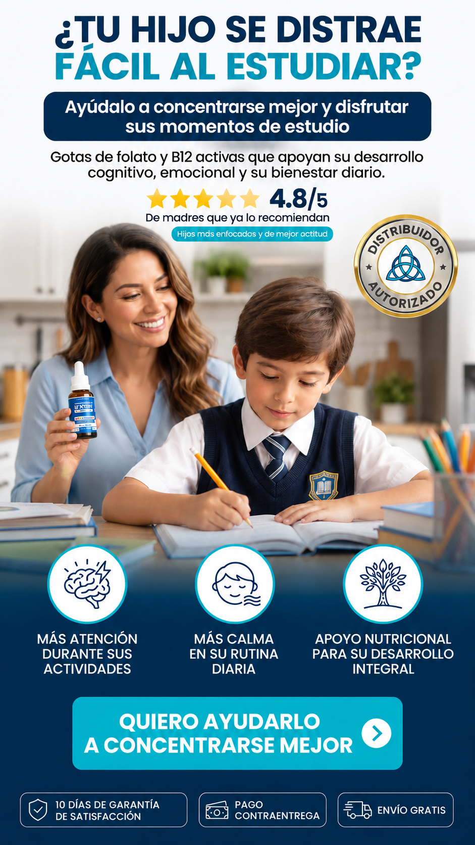 Gotas 5-MTHF para niños