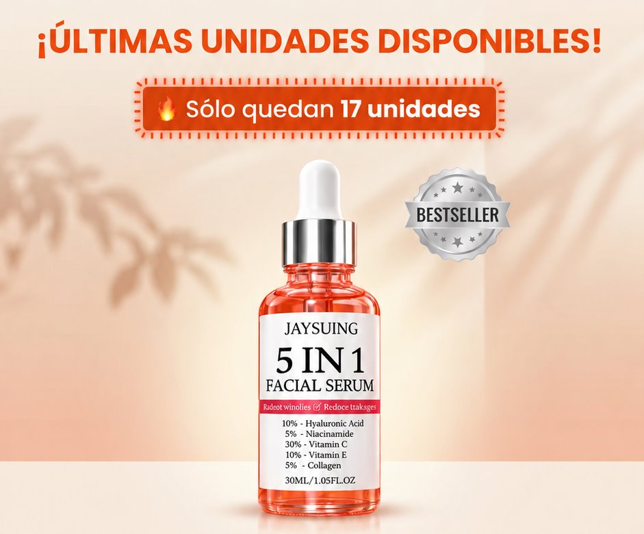 Últimas unidades disponibles del sérum Jaysuing 5 en 1