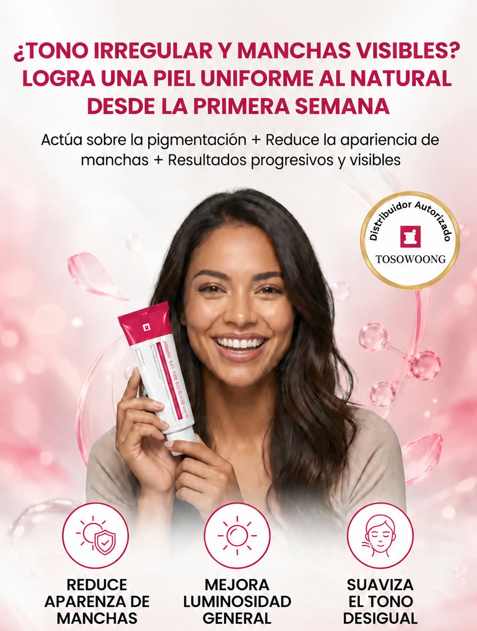 ¿Tono irregular y manchas visibles? Logra una piel uniforme al natural desde la primera semana