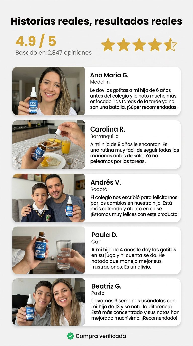 Historias reales de familias en Colombia